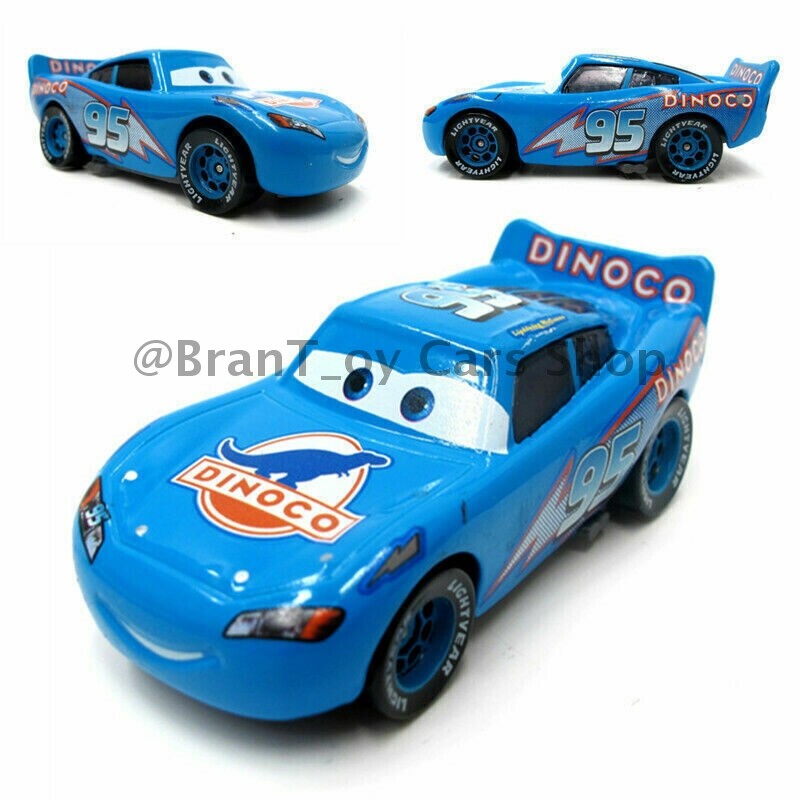 S No.95 Dinoco Lightning Mcqueen 1:55 Diecast Toy Car Boy Gifts