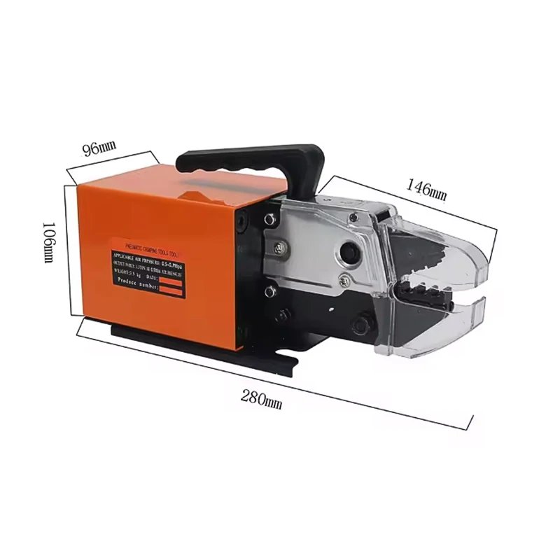 JH AM-10 Pneumatic Terminal Crimping Machine Tool Cold Press Insulated Tube Term
