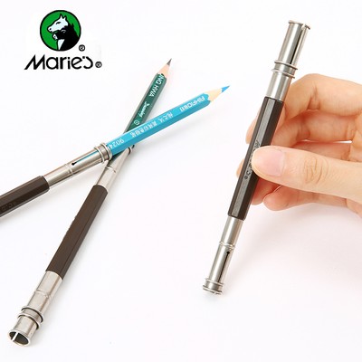 1pcs Marie39s Adjustable Dual Head Pencil Extender Holder Sketch School Art