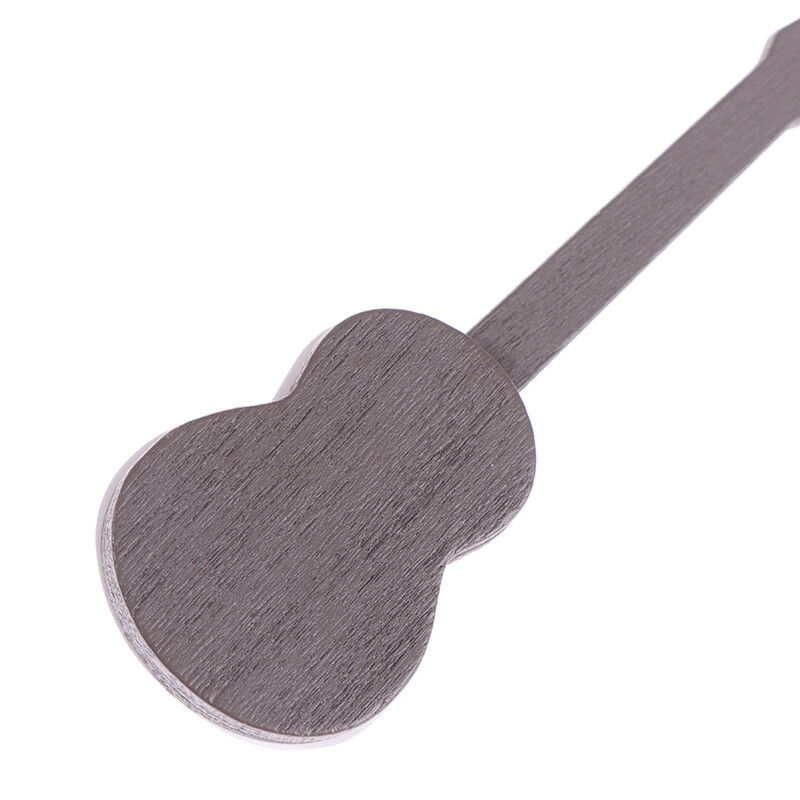 Dollhouse Miniature Instrument mini Guitar for Home Decoration Kid Wood T_ro