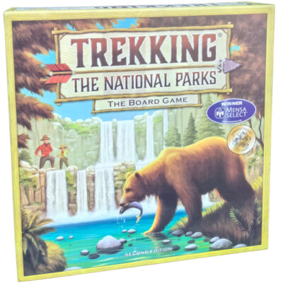 Trekking the national parks Board game cards. Trekking the National Parks