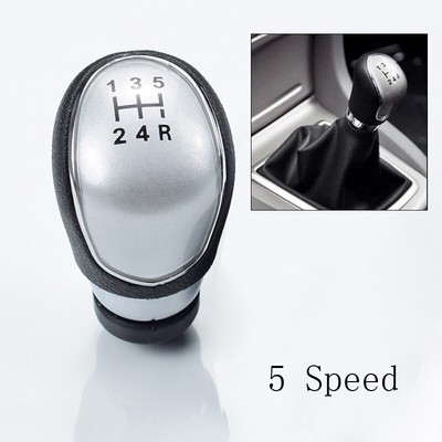 Universal Black Carbon Fiber Gear Shift Knob ABS Plastic  For Ford Focus Mondeo