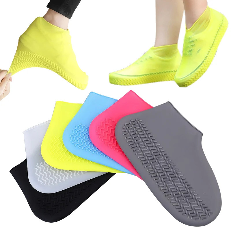 SHOE COVER WATERPROOF Silicone Non Slip Rain Water RUBBER Foot Boot Overshoe