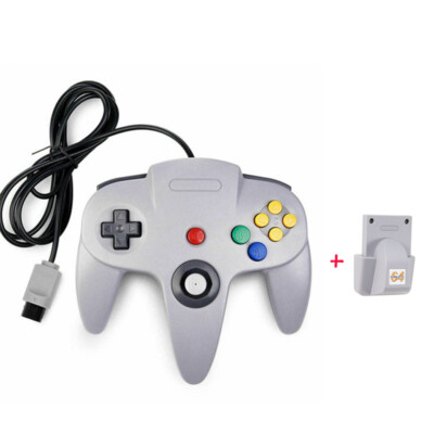 Classic n64 Controller Compatible With Nintendo 64 N64 Console+N64 Rumble Pack