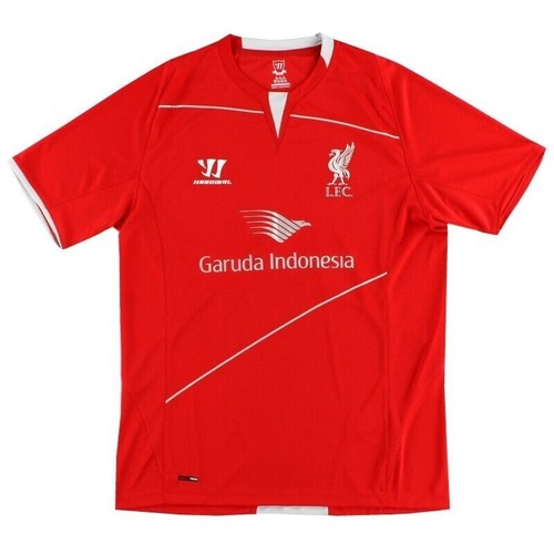 MEN'S FC LIVERPOOL 2014/2015 TRAINING SOCCER FOOTBALL SHIRT JERSEY SIZE L LARGE
