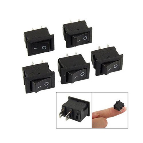 4Stk Kippschalter 12V Led Punkt Licht Auto Auto Boot Runde Rocker Ein-Aus G W9T5