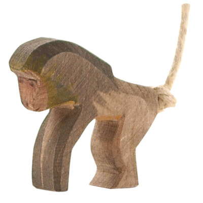 Pavian stehend - Ostheimer 20791 Holzfigur Affe NEU