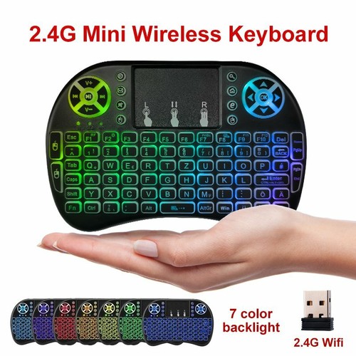 i8Mini Funk Kabellos Tastatur Touchpad Wireless QWERTZ Keyboard EnglischeSprache