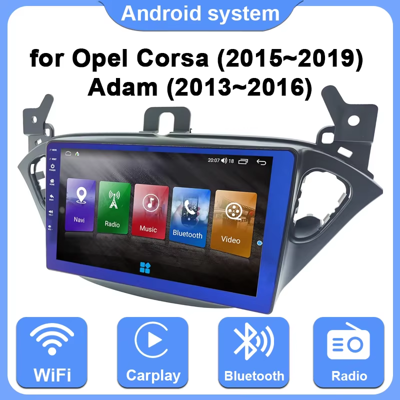 for Opel Corsa 2015~2019 Adam 2013~2016 Android Car Radio Stereo Radio Media Pla