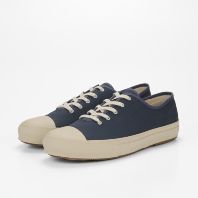 Moonstar FINE VULCANIZED UBAL NAVY Unisex Sneakers Made in Japan KURUME