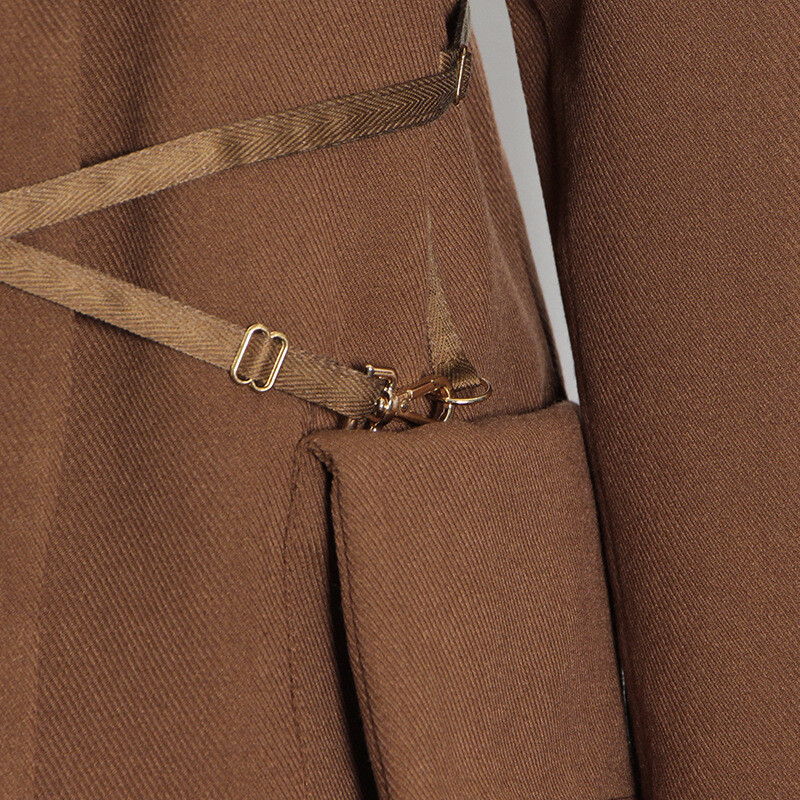 FASHION PIONEER DAMEN DESIGNER INSPIRIERT RIEMEN SCHNALLEN DEKORATION LOCKER FÜR JACKE MANTEL