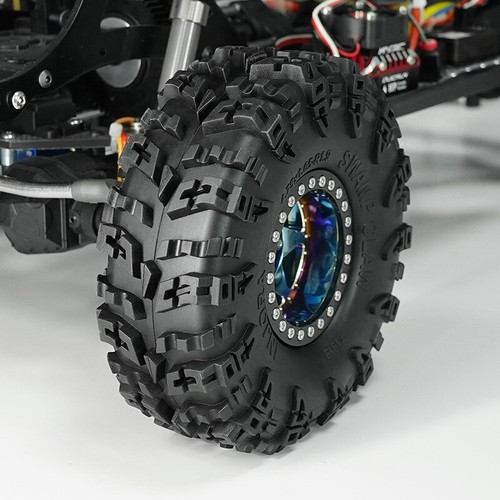 INJORA Swamp Claw 120*42mm 1.9" Mud Terrain Wheel Tires for 1/10 RC Crawler Car