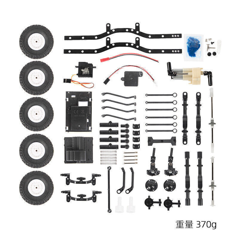 RC Car Body Frame Chassis Kit DIY Upgrade Parts for WPL C14 C24 1/16 RC Truck