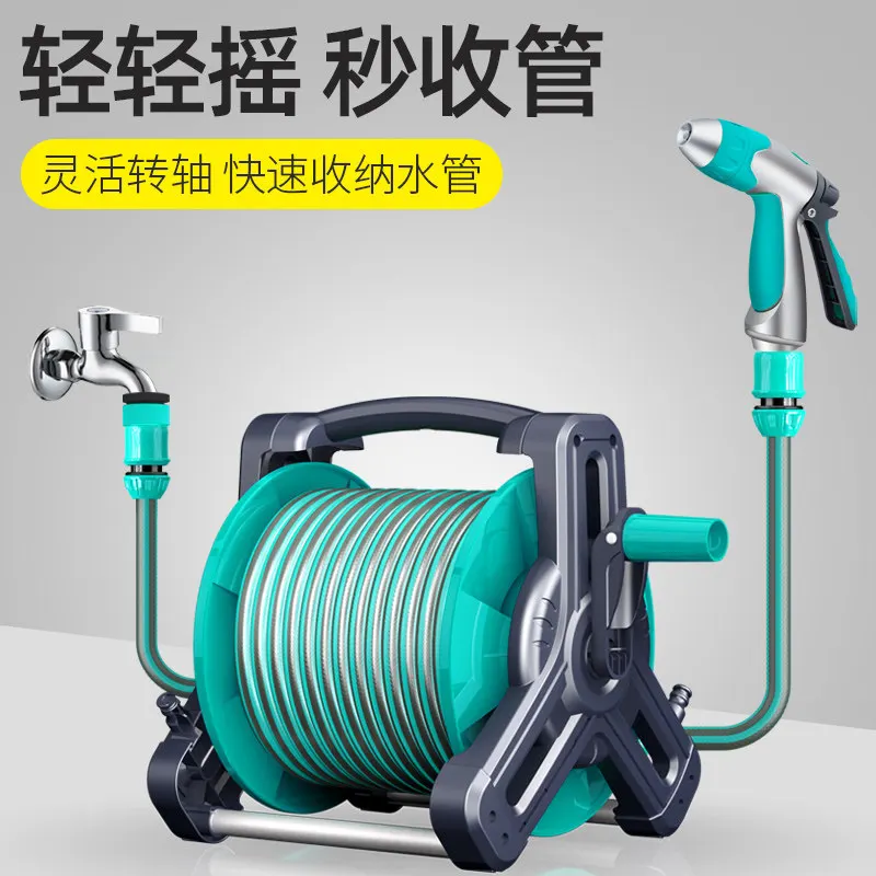 Durable Plastic Water Hose 1/2" for Garden Watering, Car Washing & Irrigation wi