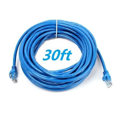 CAT6 Patch Network Cable Rj45 Ethernet 6ft 10ft 25ft 50ft 100ft 200ft lot Blue