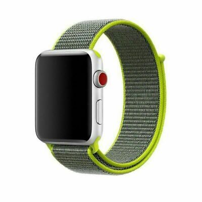 Nylon Sport Loop Band Bracelet For Apple Watch 38mm 40mm 42mm 44mm Replacement
