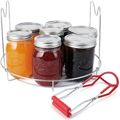 1X Canning Jar Lifter Tongs Jar Lifter with Grip Handle Anti