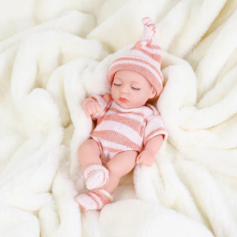 - 20cm Waterproof Vinyl Bebe Dolls For Birthday Gifts