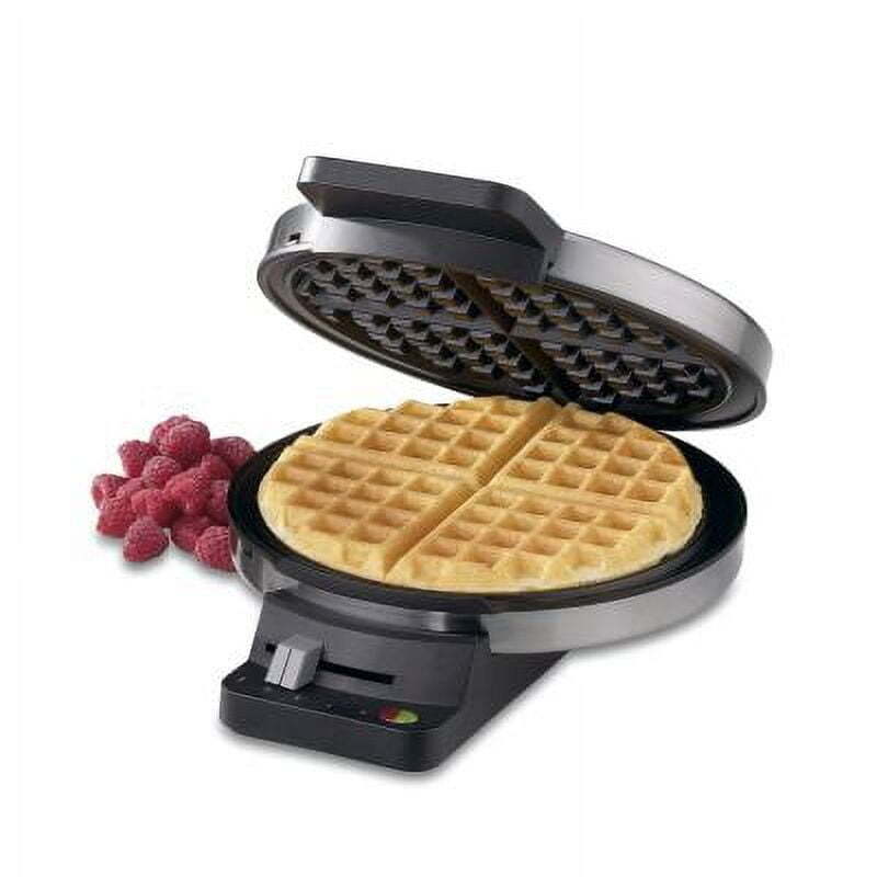Cuisinart 1-Waffle Round Electric Waffle Maker, Stainless St