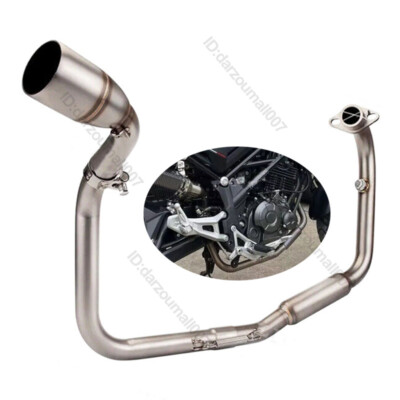 For Benelli TNT135 125 2017-2023 Slip On 51mm Exhaust System Front Mid Link Pipe