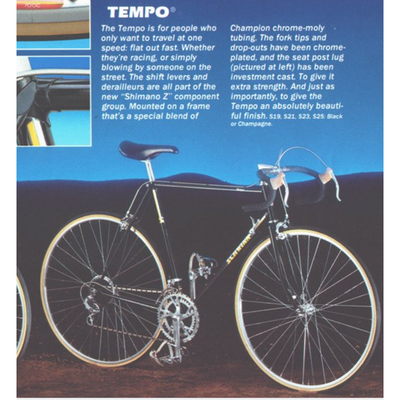 1985 Schwinn Tempo 10-Speed Road Bike