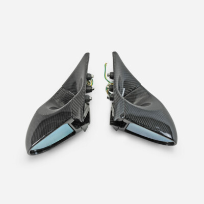 For Skyline R32 GTR GTS Carbon Fiber Aero Mirror Ganador LHD(Also fit S13 180SX)