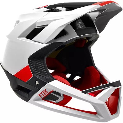 Fox Proframe Helmet Blocked Blk/Wht LG