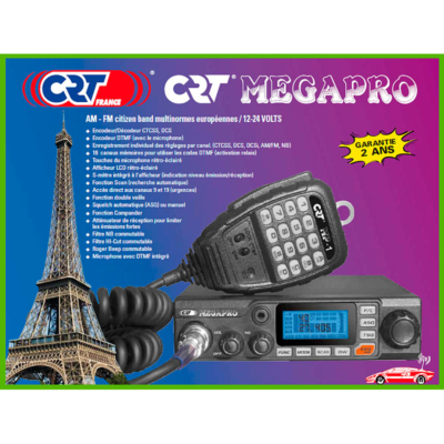 CRT MegaPro Multinorm CB Mobilfunkgerät 1224V LKW Actros MAN TGA VOLVO SCANIA