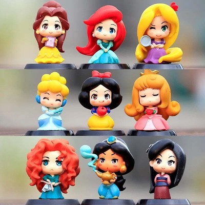 Disney And Villainess Model Ariel Belle Cinderella Rapunzel Jasmine Anime Action