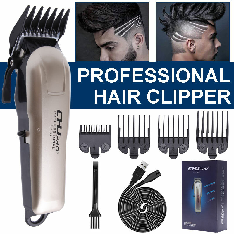 Best T-Type 0.15MM Hair Clippers Men's Wireless USB Rechargeable Hair Trimmer US