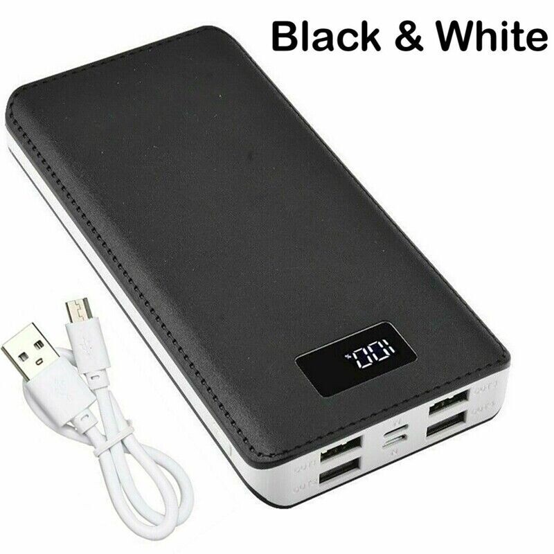 900000mAh Portable Power Bank USB LCD External Battery Charger For Cell Phone US