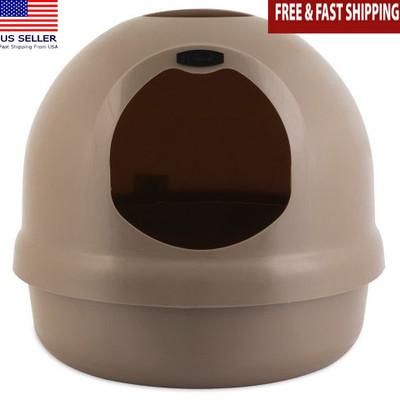 Easy Clean Covered Cat Litter Box Odor Control Enclosed Design Litter Dome Lid