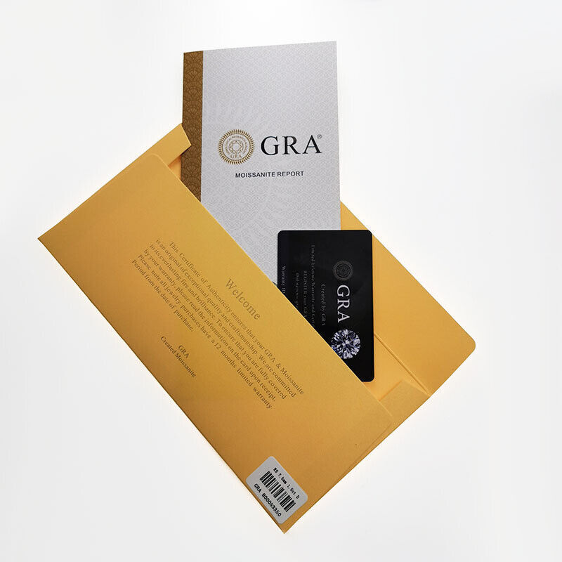 D Color VVS1 Lab Created Moissanite Tennis Chain Necklace S925 Sterling Silver