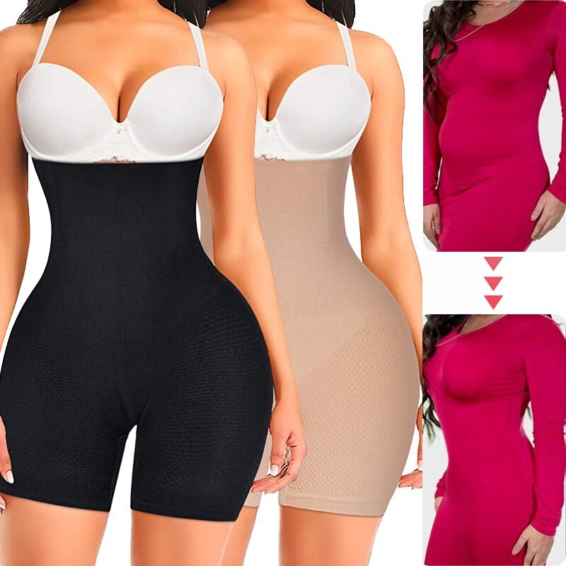 Damen figurenformend Miederpants Miederhose Shapewear Slim Bauch-Weg Body Shaper