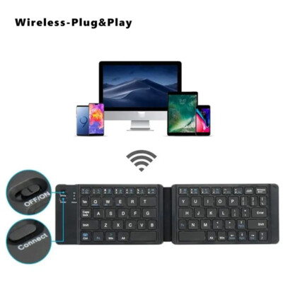 Wireless Bluetooth Keyboard For Windows PC Samsung S21/S22/S23+/S24 Ultra Tablet