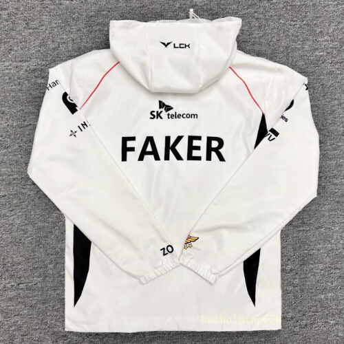 2024 LCK Team T1 Uniform Jersey S14 Faker Jacket LOL World 2024 LCK Team T1 Uniform Jersey S14 Faker Jacket LOL World