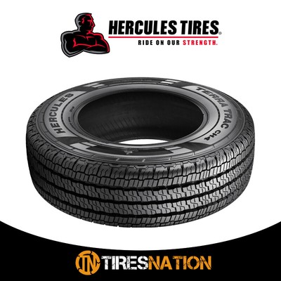 (1) New Hercules TERRA TRAC CH4 LT225/75R16/10 115/112R Tires