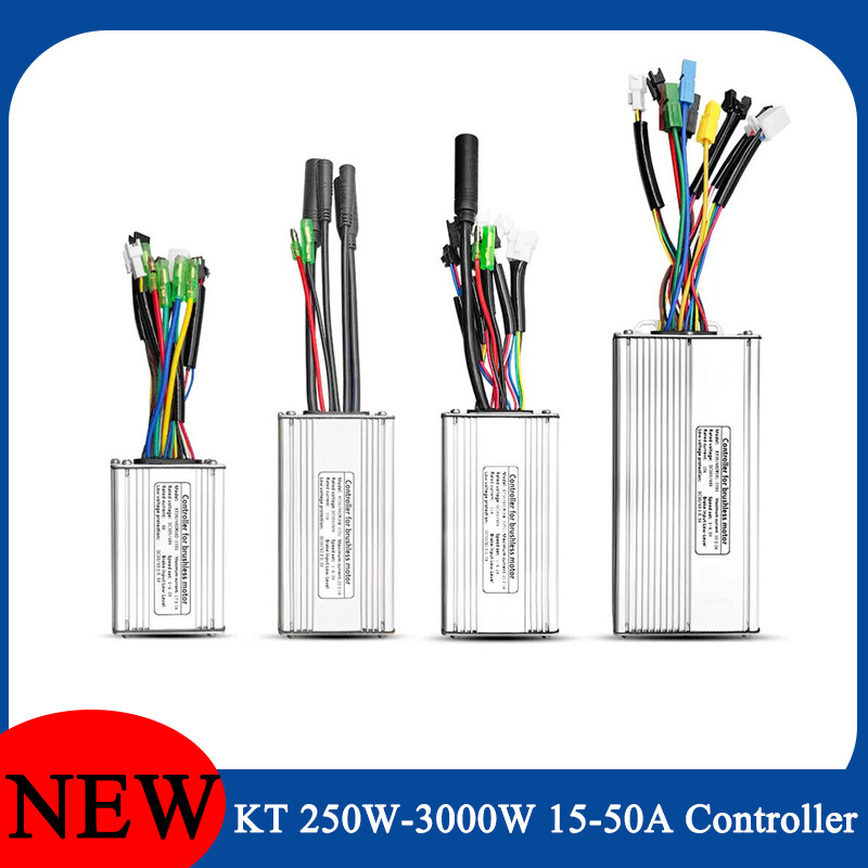 KT 15-50A 36V/48V 250W-3000W E-bike Controller For Brushless