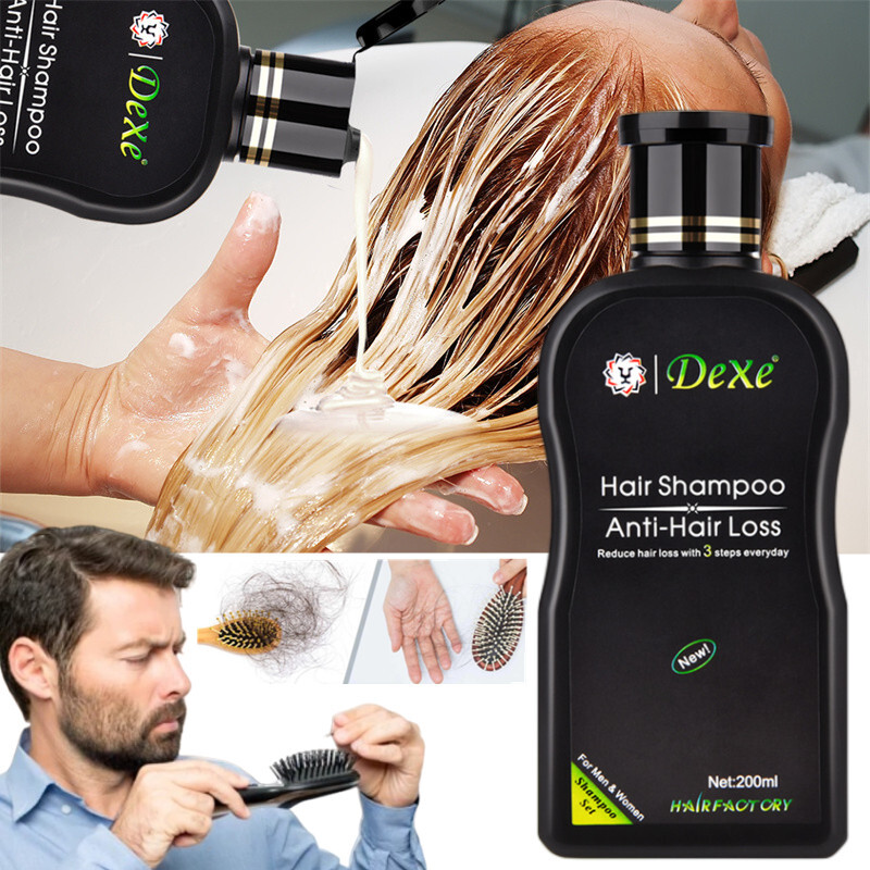 200ML Dexe Hair Growth Shampoo Natural Herbal Anti Hair Loss Treatment Serum