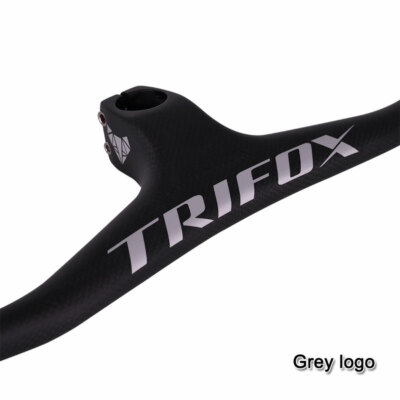 Carbon MTB Bike Handlebars and Stem Integrated 28.6 mm Carbon Handlebars 