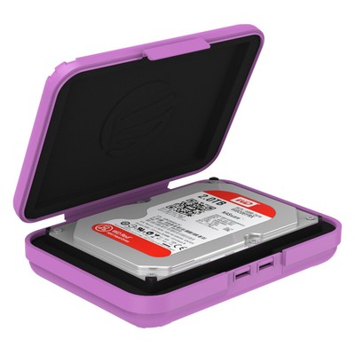Portable Hard Drive Protector Protective Case Storage Box For 3.5 Inch HDD M