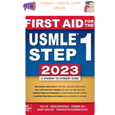 First Aid for the USMLE Step 1 2023 by Vikas Bhushan, Panagiotis...