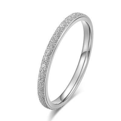 His Always/Her Forever Couple Ring Titanium Steel Wedding Engagement Ring Cheap