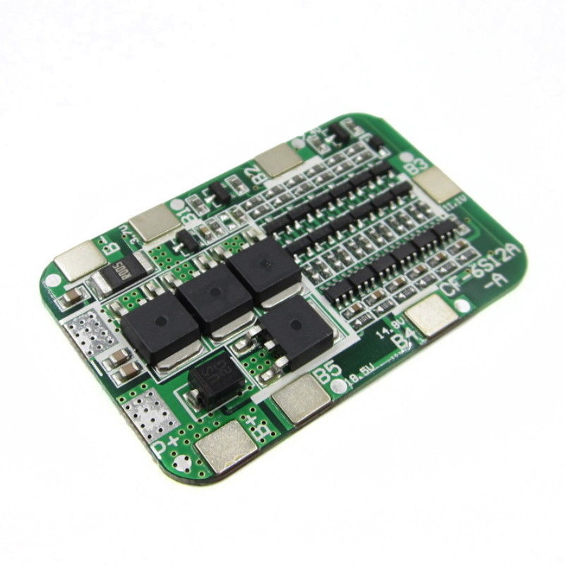 BMS 6S 15A Li-Ion LiPo Battery 18650 Charger Protection Board 24V Balancer