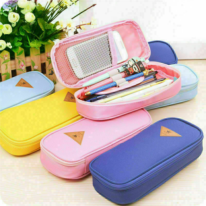 Case Pen Box School Stationery Cosmetic Bag New