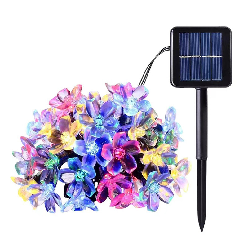 Christmas Outdoor Solar Powered LED Flower Light Xmas Waterproof 100/200 12m 22m - Picture 11 of 11
