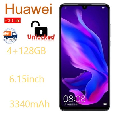 New Huawei P30 Lite 4+128GB  Kirin70 Unlocked Dual SIM Android Smartphone
