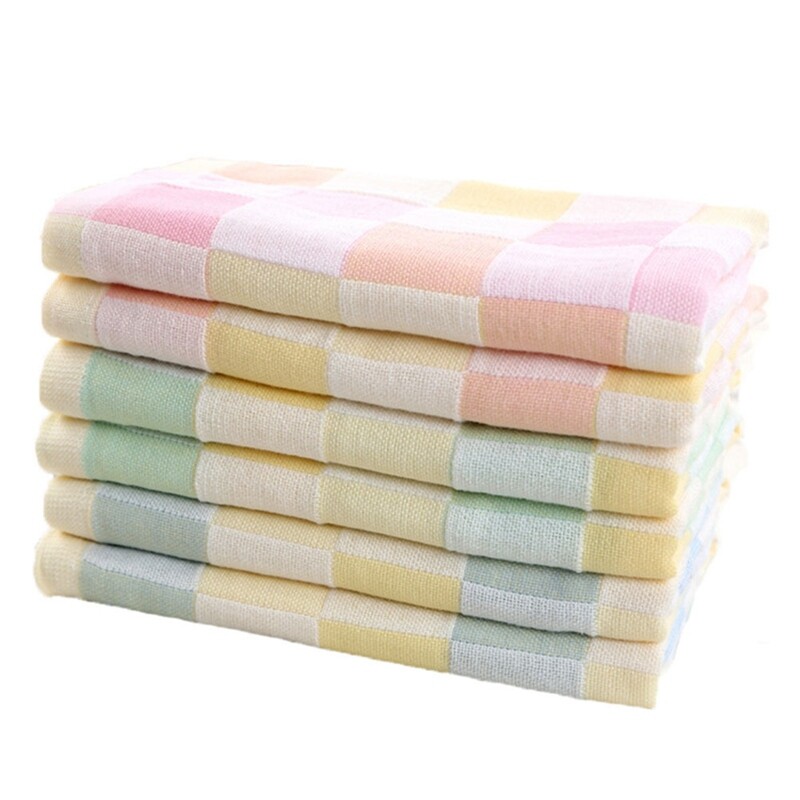 Détails Sur 100 Cotton Super Absorbant Respirant Plaid Serviette Carré Plage Façade à