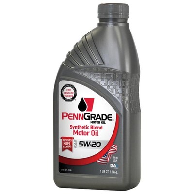 Penngrade Motor Oil Bpo62716 Penngrade Syn Blend 5W20 1 Quart