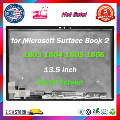 3000x2000 13.5'' for Microsoft Surface Book 2 LCD Touch Screen Digitizer Assembly